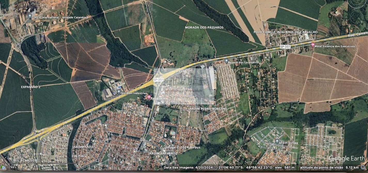 Área Comercial com 17.000m² em Catanduva.