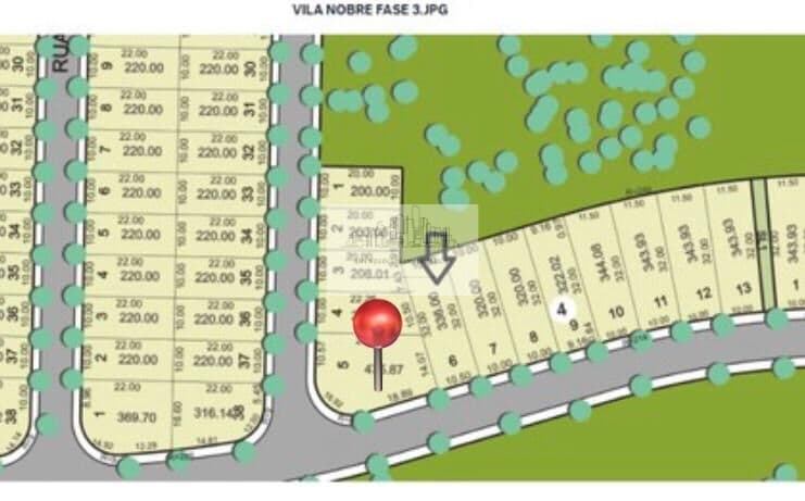 Terreno a venda no Residencial Parque Vila Nobre