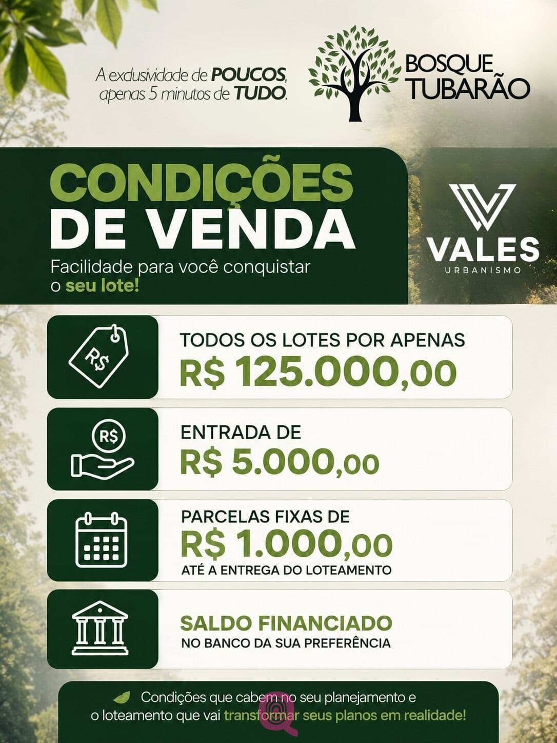 Lançamento Loteamento Bosque Tubarão