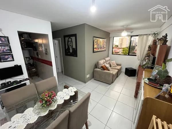 Apartamento à venda em Bairro Novo – Olinda/PE | 45 m² | 2 quartos | 1 vaga coberta