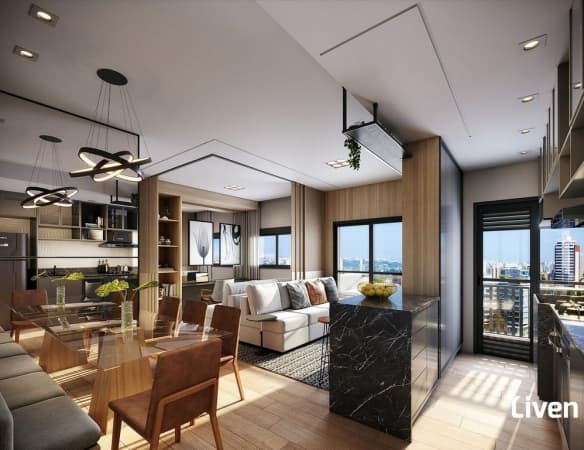 APARTAMENTO À VENDA COM 1 QUARTO, 33M²