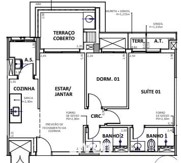 APARTAMENTO À VENDA COM 2 QUARTOS, 66M²