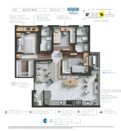 APARTAMENTO À VENDA COM 3 QUARTOS, 85 M² - JARDIM COLINAS!!