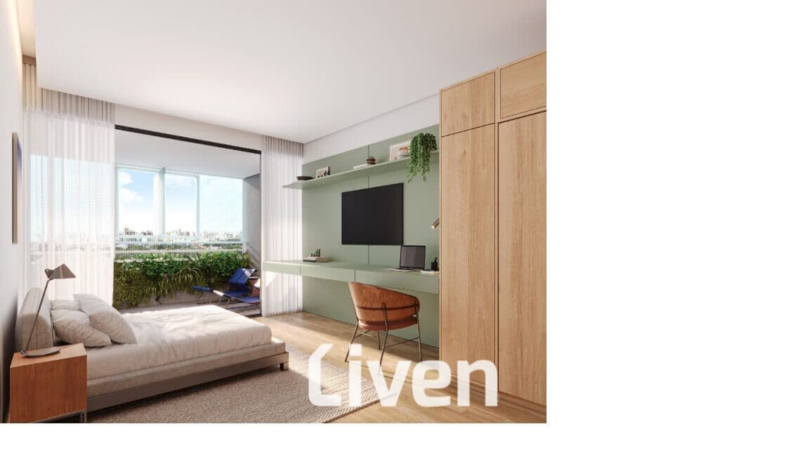 APARTAMENTO STUDIO COM VARANDA À VENDA, 26M²