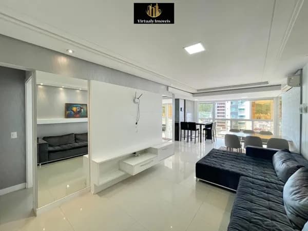 Apartamento mobiliado com 02 suítes para locação anual em Balneário Camboriú