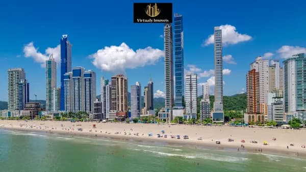 Apartamento frente mar no Edifício Copenhagen em Balneário Camboriú