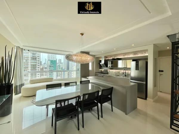 Apartamento mobiliado no Edifício Torre Esmeralda em Balneário Camboriú