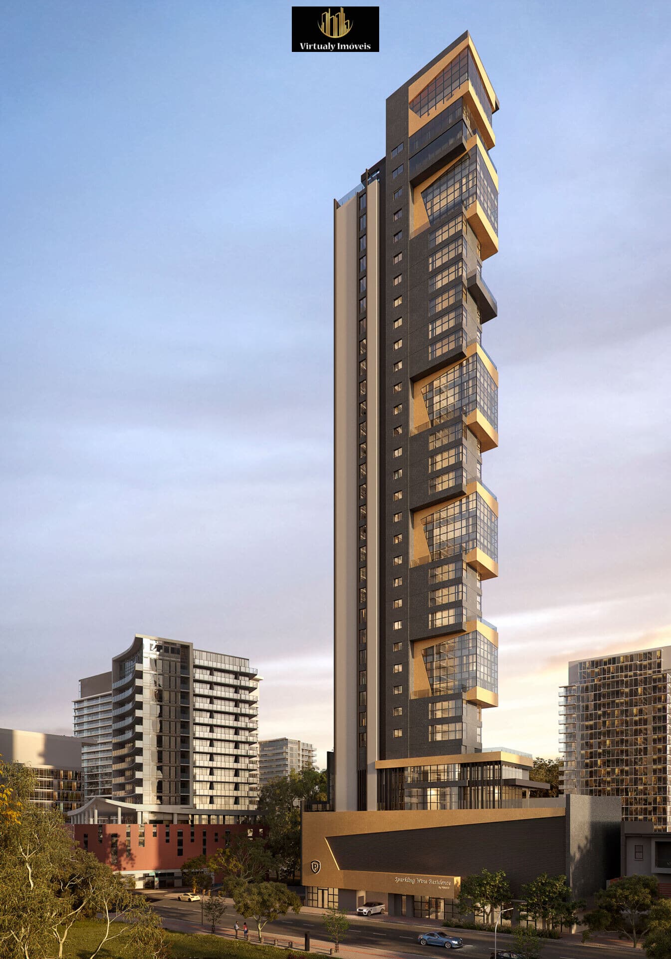 Apartamento no Edifício Sparkling Wine em Balneário Camboriú
