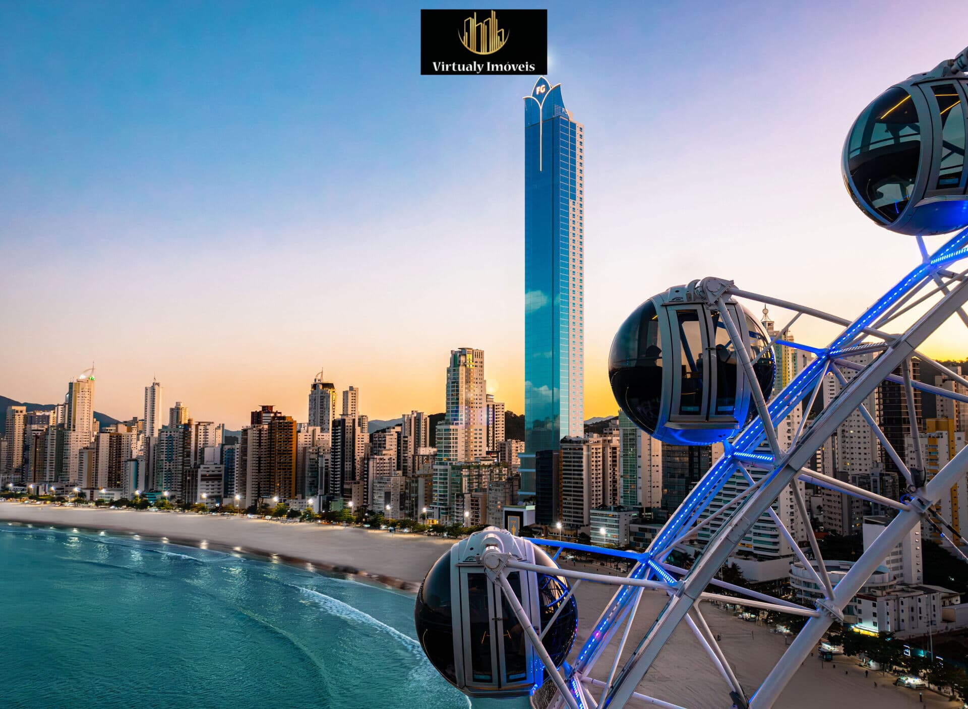 Apartamento andar alto no Edifício Boreal Tower em Balneário Camboriú