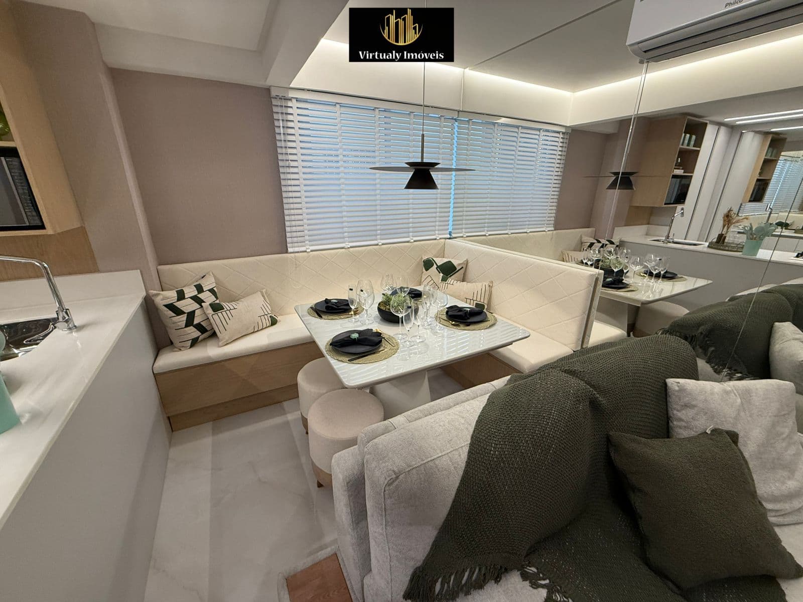 Apartamento mobiliado no Edifício Imperatriz em Balneário Camboriú