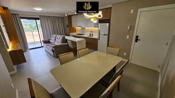 Apartamento mobiliado para locação no Edifício Brava Garden na Praia Brava em Itajaí
