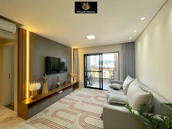 Apartamento mobiliado no Edifício Paganini Tower em Balneário Camboriú