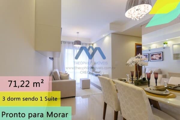 Lindo Apartamento Pronto para Morar no Edifício Monte Carlo!