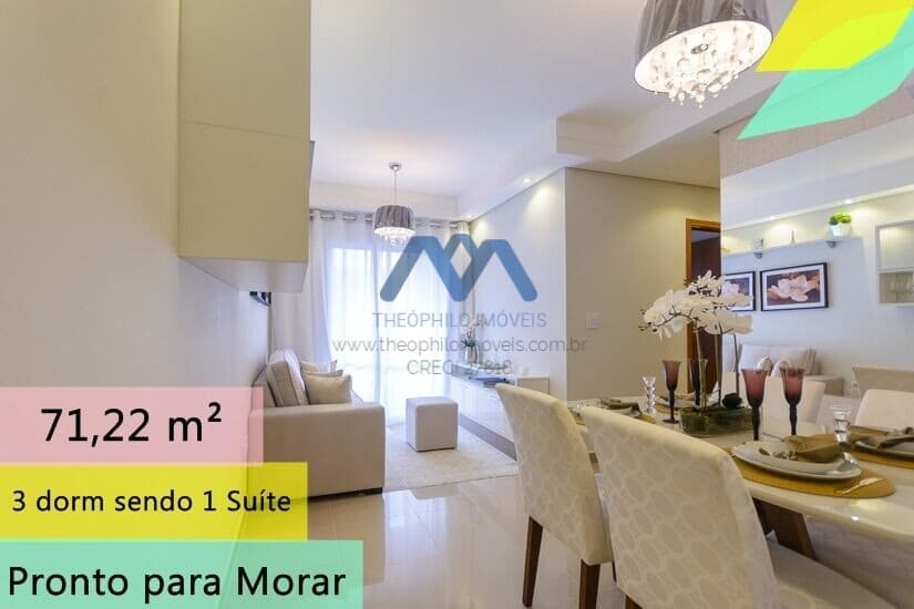 Lindo Apartamento Pronto para Morar no Edifício Monte Carlo!