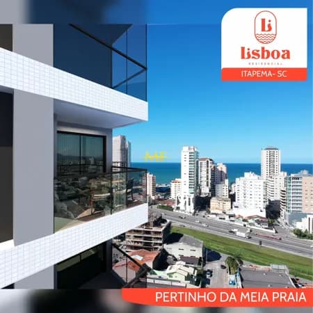 Apartamento padrão a 600 metros do MAR em Meia Praia - Itapema/SC.