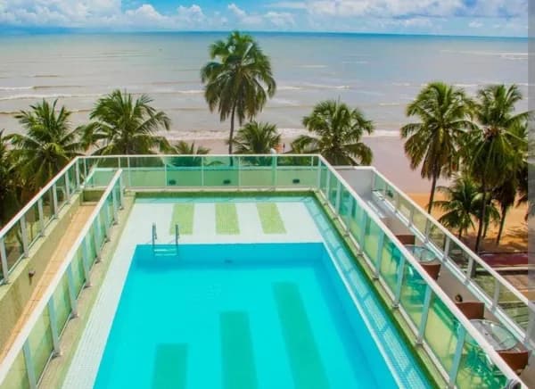 Flat na beira mar do Cabo Branco, porteira fechada!!!