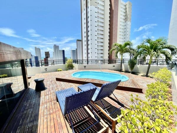 Cobertura Duplex de 400m², com vista para o mar!! Porteira fechada!