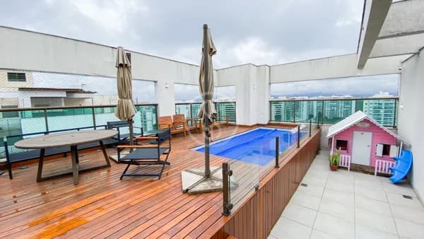 Cobertura mobiliada com 5 suítes, 480 m², à venda - Península, Barra da Tijuca - RJ