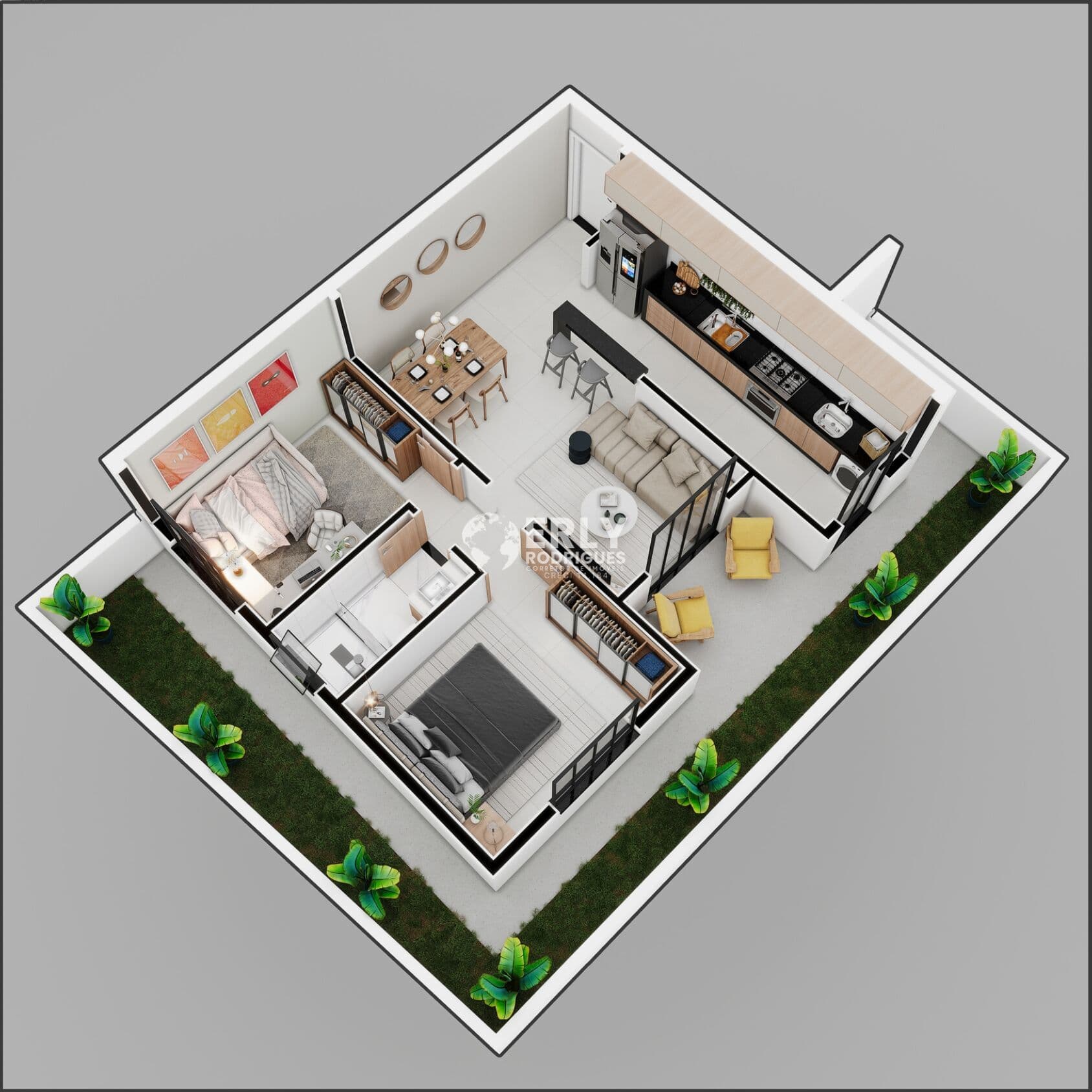 Apartamento com 2 quartos | Bairro Santa Terezinha, Coronel Fabriciano/MG