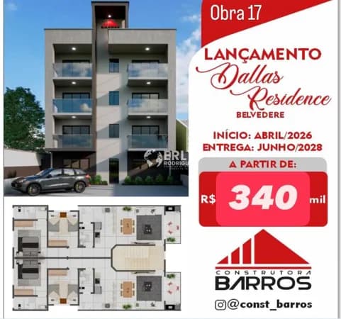 Apartamento com 02 quartos no Belvedere