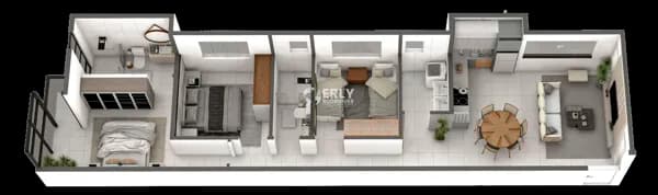 Apartamento na planta no Belvedere