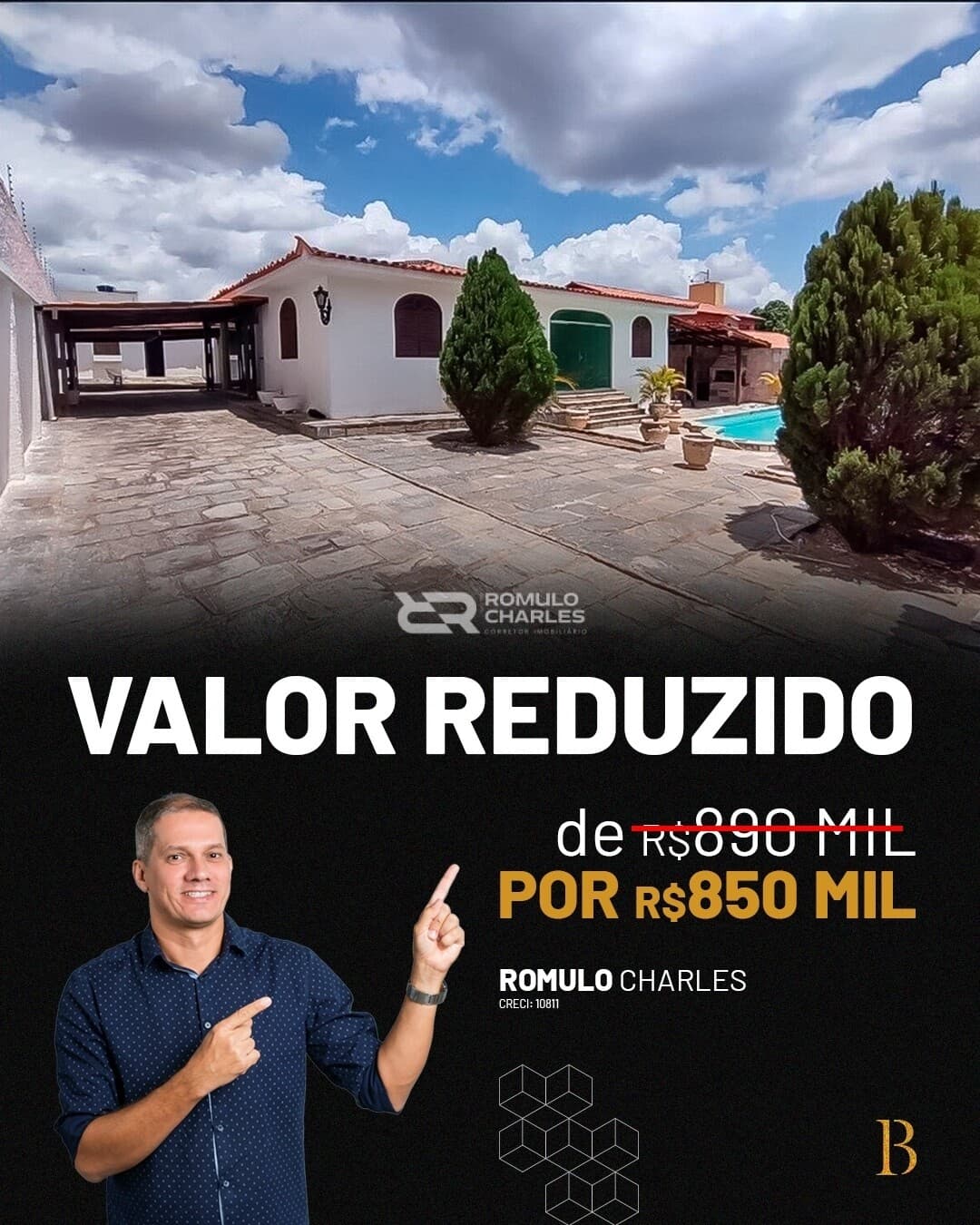 Casa Térrea em Bela Vista, Campina Grande/PB