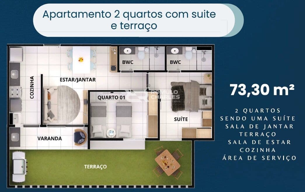 Apartamento em Dinamérica, Campina Grande/PB