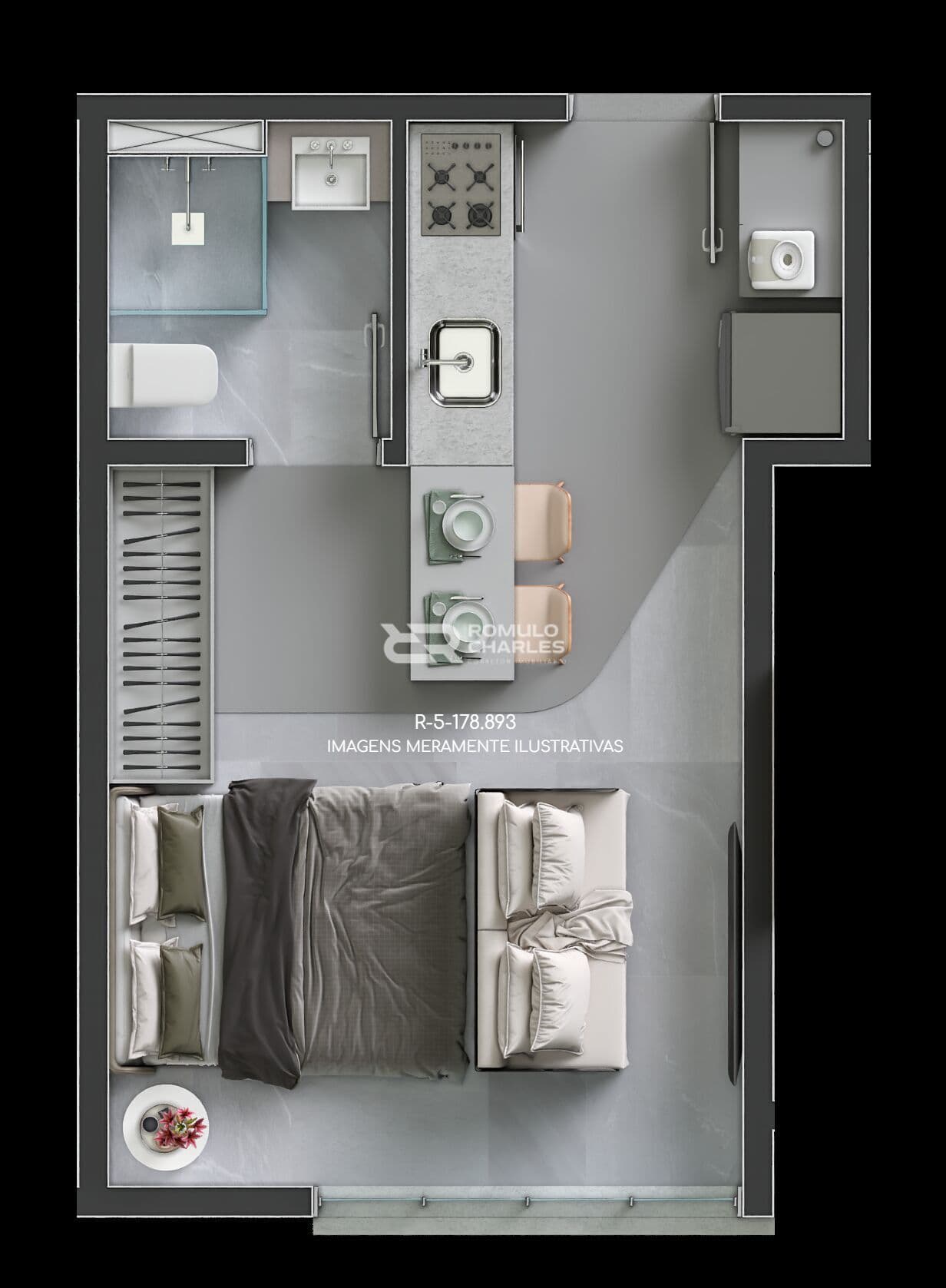 Apartamento Flat em Liberdade, Campina Grande/PB