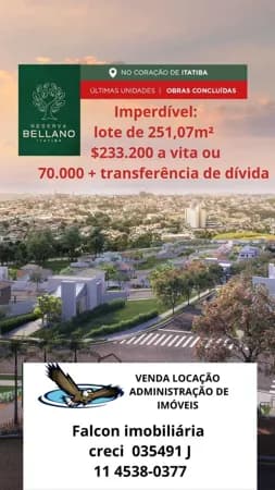 Terreno Lote ( Terreno com Divida ) . Segue a baixo para mais informações .