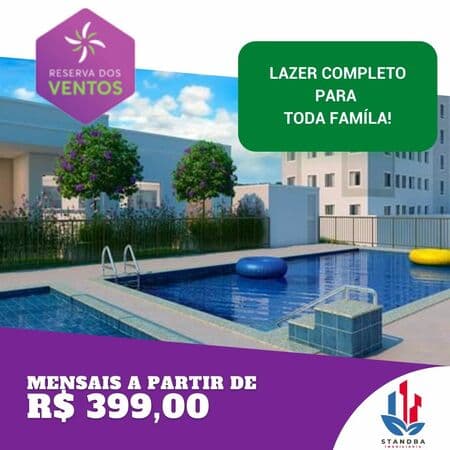 Residencial Reserva dos Ventos MRV a venda Pau da lima - Salvador/BA