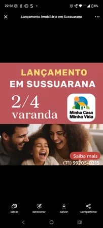Tenda em Vale das Tulipas em sussuarana Apartamento à venda no bairro Sussuarana - Salvador/BA
