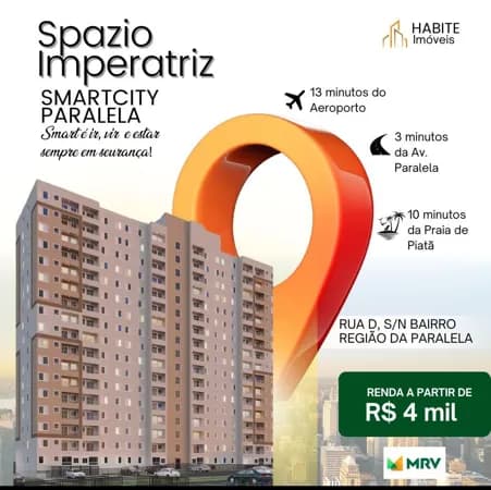 Spazio Petrópolis Sete Sois MRV Apartamento no bairro Alphaville II - Salvador/BA você pode negociar agora com Especialista ON Line Jorge Neto 71992050215