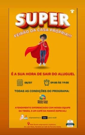 Super Feirao Tenda av. luiz viana Novo Minhacasa minhavida - Salvador/BA 71 992050215