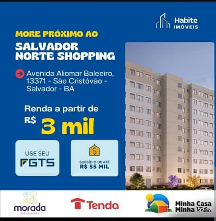 Morada das Estações Tenda Apartamento em Salvador-BA TENDA