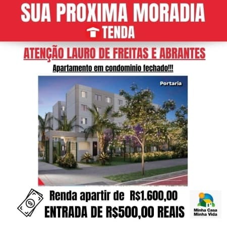 Sol Mediterraneo Apartamento em estrada do coco (Abrantes) - Camaçari/BA
