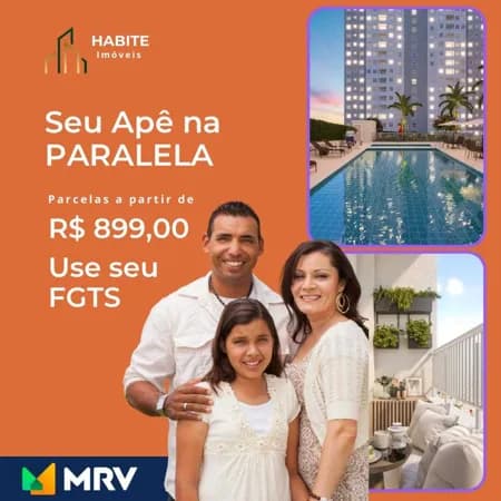 Apartamentos com Entrada partir de 1.000 reais no Parque dos Marquezes Sete sois na av paralela Parque dos Marquezes MRV em condomínio setesois Paralaela à venda ao lado do ALPHAVILLE2 - Salvador/BA