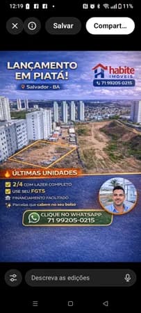 Encanto Piata condomínio fechado Tenda - Salvador/BA