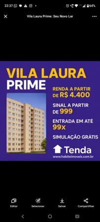 Vila Laura Prime Tenda Apartamento a venda em Salvador - Salvador/BA