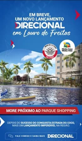 Lançamento em Lauro de Freitas apartamento a venda no centro ! Converse com Especialista. Agora mesmo clique já !71992050215