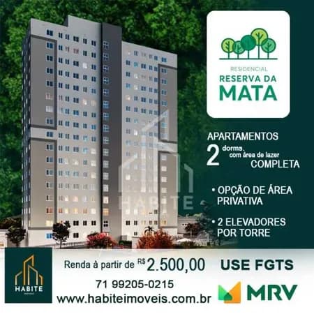 Lançamento em Reserva da Mata apartamento Mrv em sussuarana - Salvador/BA