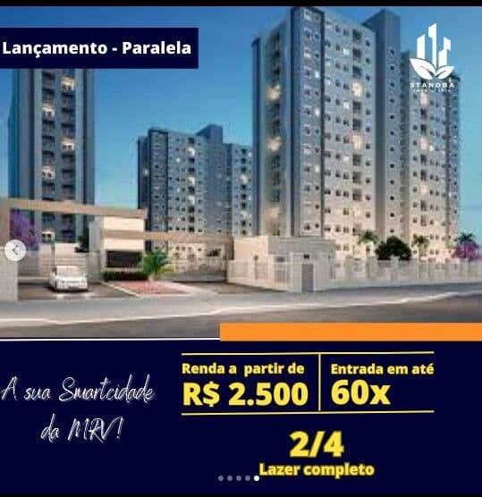 Smart city spazio realeza Mrv paralela no bairro ALPHAVILLE2 - Salvador/BA
