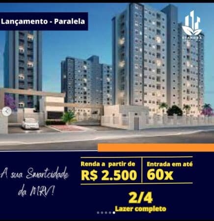 Smart city spazio realeza Mrv paralela no bairro ALPHAVILLE2 - Salvador/BA
