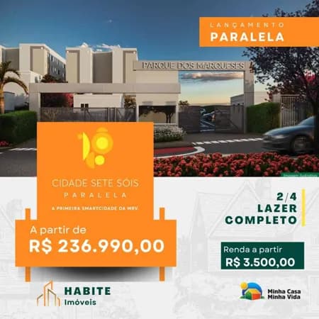 Parque dos Marquezes MRV em condomínio setesois Paralaela à venda ao lado do ALPHAVILLE2 - Salvador/BA