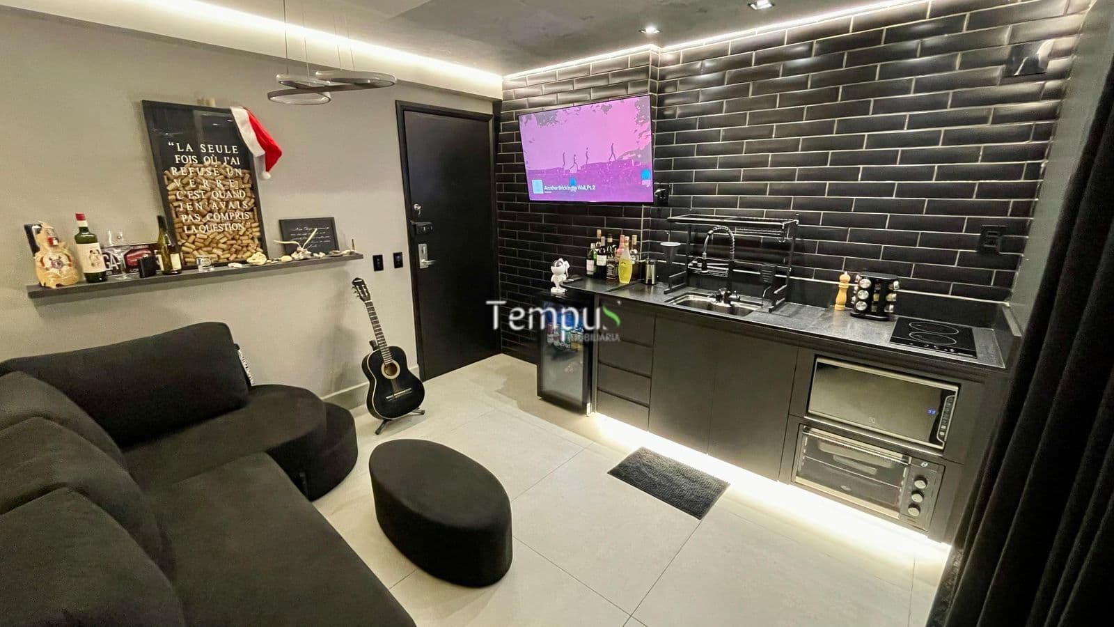 Flat, mobiliado e decorado, com 33m², no Residencial Crystal Place, Setor Pedro Ludovico