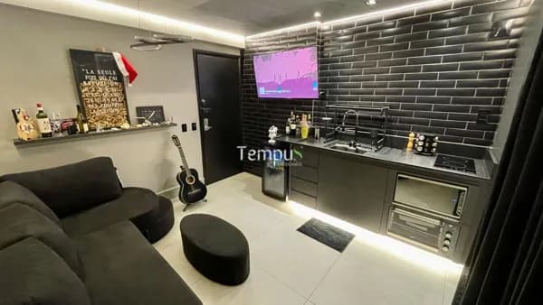 Flat, mobiliado e decorado, com 33m², no Residencial Crystal Place, Setor Pedro Ludovico