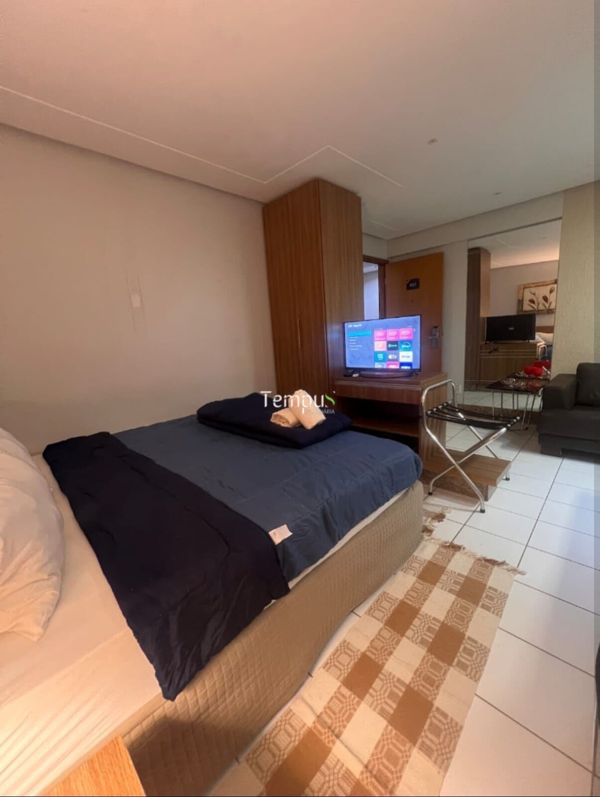 Flat Sun Square Suites Hotel, 37 m², mobiliado, setor Oeste, Goiânia -GO