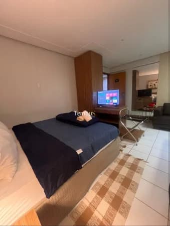 Flat Sun Square Suites Hotel, 37 m², mobiliado, setor Oeste, Goiânia -GO