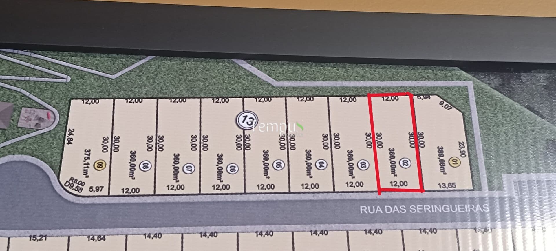 Excelente lote 360M² a R$875,00 o M² Jardins Bolonha