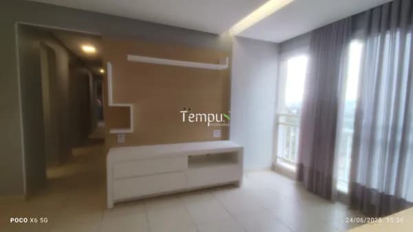 Aluguel Apartamento 3 quartos 1 suíte, semi-mobiliado, Alto Padrão de acabamento,em Parque Amazônia, Goiânia/GO