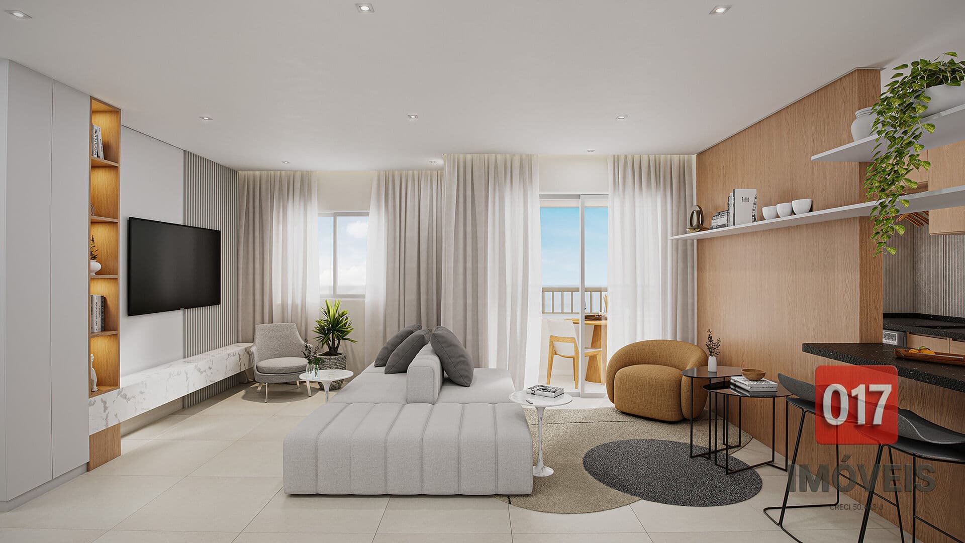 Apartamento 3 dormitórios (83m²) — Sky Redentora Rio Preto